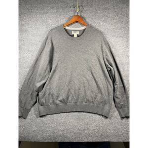 Duluth Trading Co. Sweater Men's 3XL Gray Long Sleeve Cotton Blend Warm/Fall